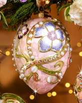 Thumbnail for your product : Jay Strongwater Floral & Cabochon Oval Christmas Ornament