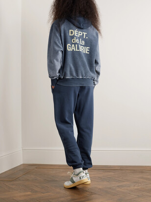 GALLERY DEPT. Reversible Distressed Logo-Print Cotton-Jersey