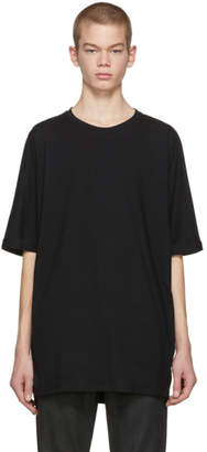 Helmut Lang Black Oversized Uni Sleeve T-Shirt