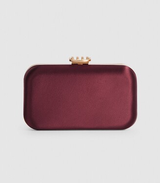 plum clutch