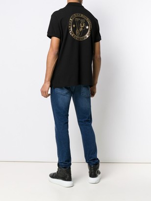 Versace Jeans Couture logo print polo shirt