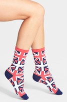 Thumbnail for your product : Arthur George by R. Kardashian United Kingdom Flag Crew Socks