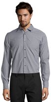Thumbnail for your product : Zegna Sport 2271 Zegna Sport black and white check cotton button front shirt