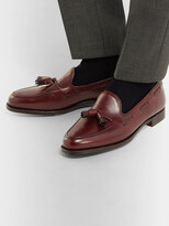 Thumbnail for your product : George Cleverley Aidan Leather Tasselled Loafers