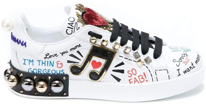 Dolce \u0026 Gabbana Women's Sneakers \u0026 Athletic Shoes | Shop the world's  largest collection of fashion | ShopStyle