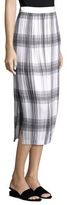 Thumbnail for your product : Helmut Lang Plaid Pleated Skirt