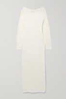 Thumbnail for your product : KHAITE Opal Crocheted Cotton-blend Maxi Dress - Ivory