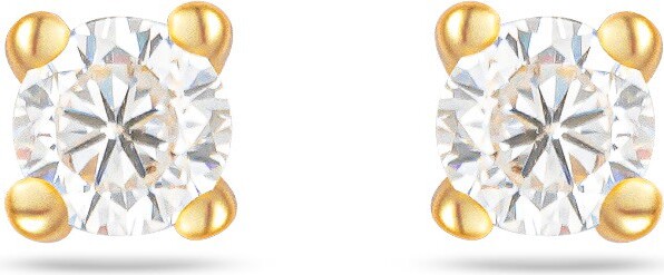 Arctic Fox & Co. Gold Topaz Stud Earrings - Gaia