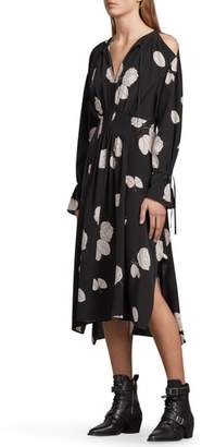 AllSaints Lavette Rodin Silk Dress