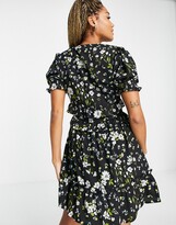 Thumbnail for your product : Influence tiered mini dress in floral print