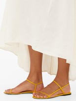 Thumbnail for your product : The Row Bare Leather Sandals - Yellow