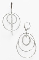 Thumbnail for your product : Judith Jack 'Chain Reaction' Drop Hoop Earrings