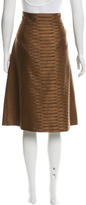 Thumbnail for your product : Saint Laurent Wool Jacquard Skirt
