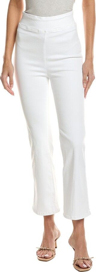 Frame Denim The Jetset White Crop Mini Boot Jean