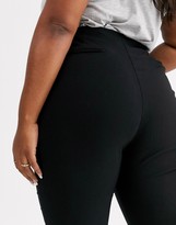 Thumbnail for your product : ASOS Curve DESIGN Curve high waist trousers in skinny fit