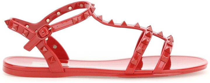 Valentino Red Women's Sandals | Shop the world's largest collection of  fashion | ShopStyle UK