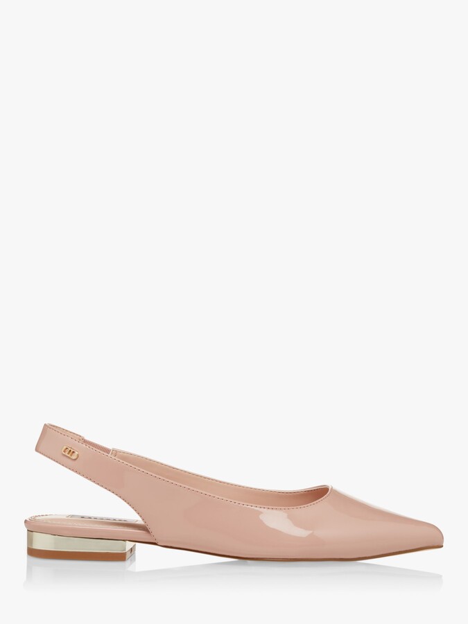 nude block heel slingbacks