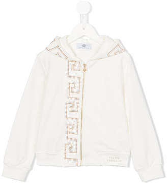 Versace embellished hoodie