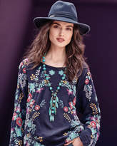 Thumbnail for your product : Johnny Was Petite Kikimu Embroidered Georgette Blouse