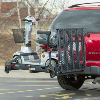 Silver Spring Hitch-Mount Mobility Carrier 500 lb And Adjustable Adapter