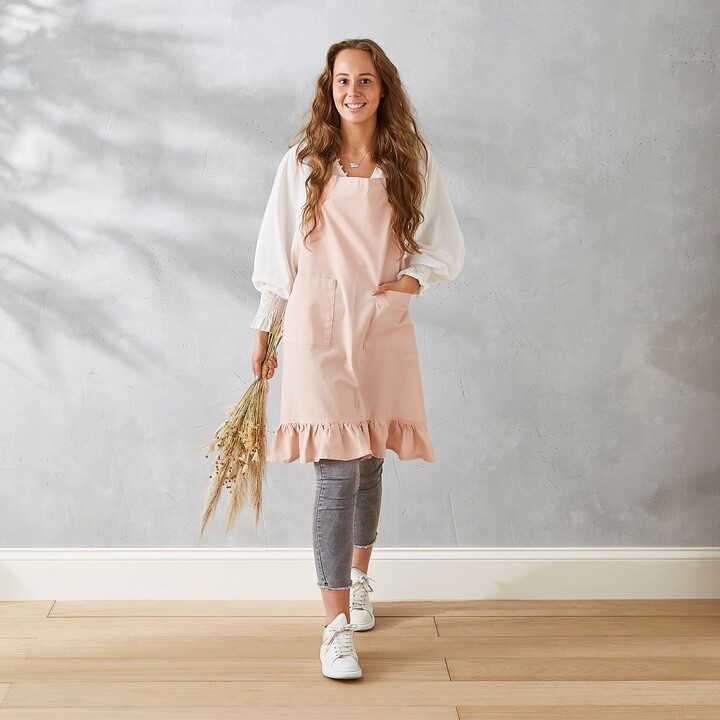 Dunelm Pretty Boho Apron Blush ShopStyle