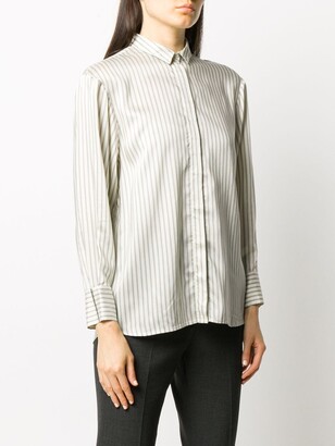 Peserico Striped Print Shirt
