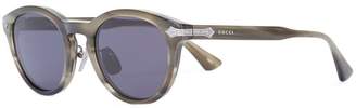 Gucci Eyewear line effect oval sunglasses