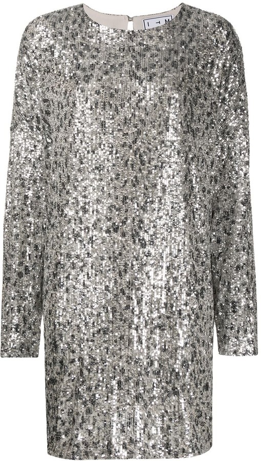 In The Mood For Love Alexandra leopard-sequin dress - ShopStyle