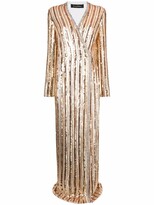 Thumbnail for your product : Jenny Packham Sequin-Embellished Evening Dress