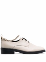 Thumbnail for your product : Coliac Crystal-Strap Leather Shoes