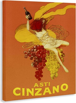 Red Barrel Studio Vintage Cinzano Poster Canvas Wall Art, design by Lil' Rue