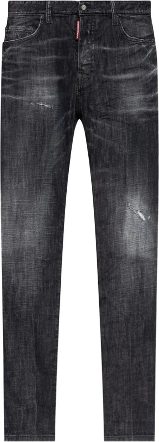 DSQUARED2 Logo-Patch Jeans