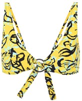 Thumbnail for your product : Diane von Furstenberg x Onia Jade floral bikini top