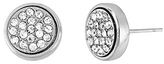 Thumbnail for your product : Kenneth Cole NEW YORK Silver-Tone & Crystal Pavé Round Stud Earrings
