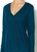 Thumbnail for your product : Elie Tahari Cherill Jersey V-Neck Top