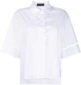 Thumbnail for your product : Piazza Sempione Embroidered Short-Sleeved Shirt