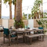 Thumbnail for your product : west elm Portside Outdoor Expandable Dining Table + 88.5" Bench Set - Weathered Gray