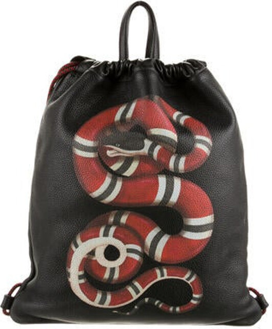 Gucci Drawstring Kingsnake Backpack ShopStyle