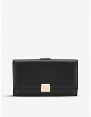 Smythson Grosvenor continental leather purse