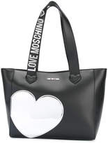 Thumbnail for your product : Love Moschino heart patch tote