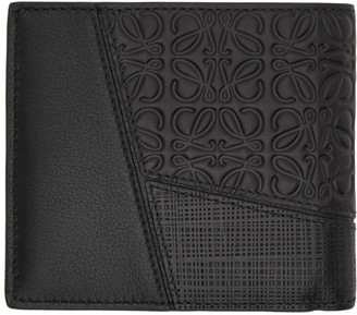 Loewe Black Puzzle Bifold Wallet