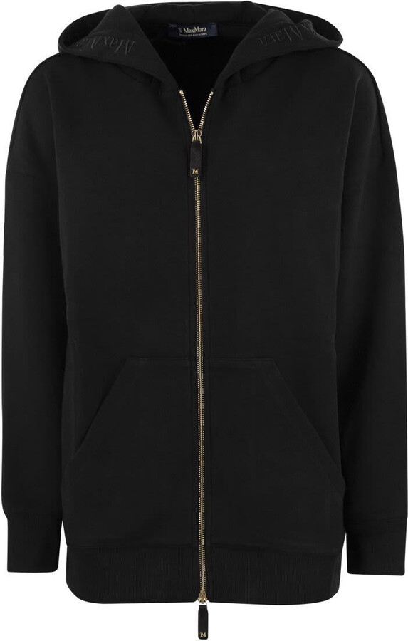 S Max Mara 'S Max Mara Double - Cotton Sweatshirt With Zip