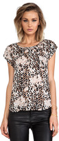 Thumbnail for your product : Joie Rancher Leopard Print Silk Tee