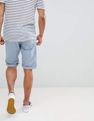 Esprit Slim Fit 5 Pocket Shorts In Blue