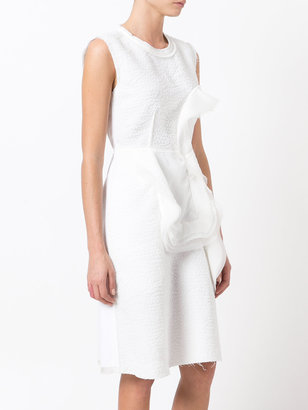 Celine ruffled dress - women - Silk/Cotton/Polyamide/Polyester - 36