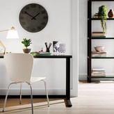 Thumbnail for your product : Crate & Barrel Pilsen Graphite Desk with Glass Top