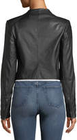 Thumbnail for your product : Theory Crossover Paperweight Leather Jacket