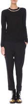 Thumbnail for your product : Marni Jewel-Trim Cashmere Sweater