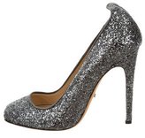Thumbnail for your product : Jerome C. Rousseau Round-Toe Glitter Pumps