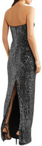 Thumbnail for your product : Naeem Khan Strapless Sequin-embellished Tulle Gown